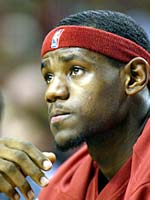 Photograph of LeBron James