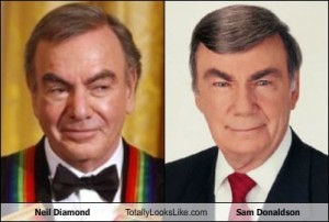 Neil Diamond, Sam Donaldson